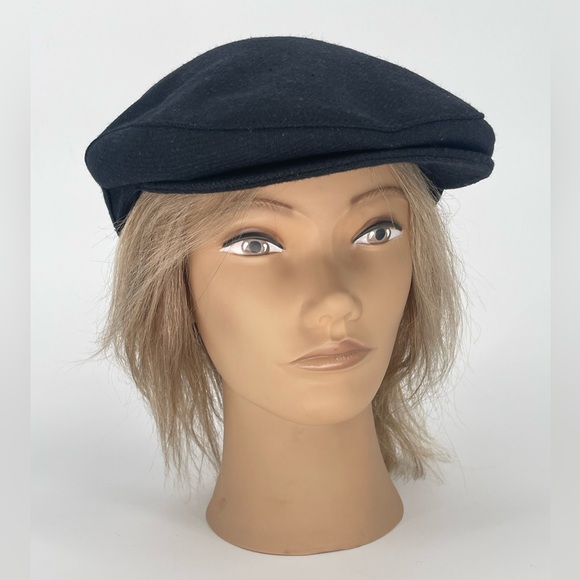 Donegal Tweed Wool News Boy Hat By Aran Sweater Market / Driving Cap - Picture 2 of 15